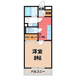 JR東北本線 小山駅 徒歩28分 2階/-