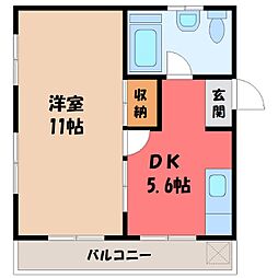 🉐敷金礼金0円！🉐東北本線 宇都宮駅 徒歩19分