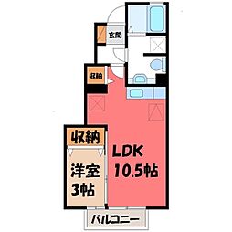 東武宇都宮線 東武宇都宮駅 バス35分 宝木団地下車 徒歩8分 1階/-