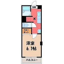 東武宇都宮線 東武宇都宮駅 徒歩8分 4階/-