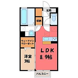 JR両毛線 栃木駅 徒歩14分 2階/-