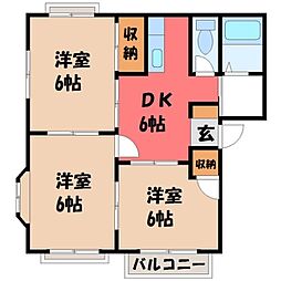 東武宇都宮線 東武宇都宮駅 バス20分 市営住宅入口下車 徒歩6分