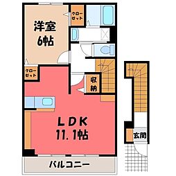 JR東北新幹線 宇都宮駅 バス16分 中島下車 徒歩15分 2階/-