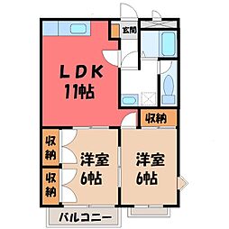 JR東北本線 岡本駅 徒歩18分