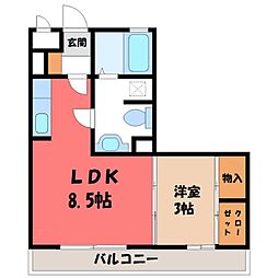 JR東北本線 宇都宮駅 バス21分 西中丸下車 徒歩10分