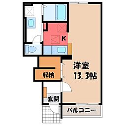 JR東北新幹線 宇都宮駅 バス20分 下栗団地西下車 徒歩5分