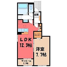 日光線 鹿沼駅 徒歩50分