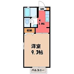 JR東北新幹線 宇都宮駅 バス35分 上三川北小下車 徒歩7分 2階/-
