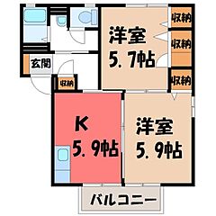 物件の間取り