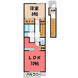 JR東北本線 蒲須坂駅 徒歩28分 2階/-