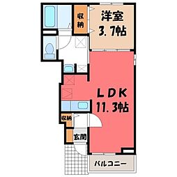 JR日光線 鹿沼駅 バス14分 西茂呂北下車 徒歩2分