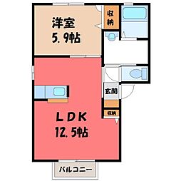 JR東北本線 宇都宮駅 バス18分 富士見小学校北口下車 徒歩3分