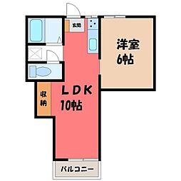東武宇都宮線 西川田駅 徒歩24分