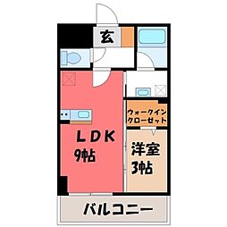 JR東北本線 宇都宮駅 バス16分 平松本町西下車 徒歩3分 3階/-