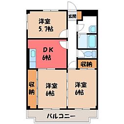 JR東北本線 氏家駅 徒歩1分