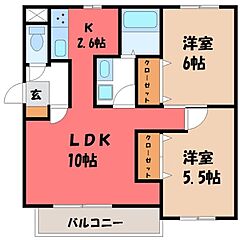 物件の間取り