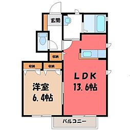 JR日光線 鶴田駅 徒歩14分 1階/-