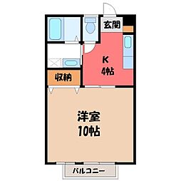 東武宇都宮線 東武宇都宮駅 バス15分 細谷新道口下車 徒歩4分 2階/-