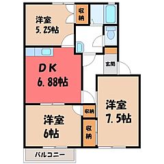 物件の間取り