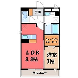 宇都宮芳賀ライトレール線 東宿郷駅 徒歩23分 2階/-