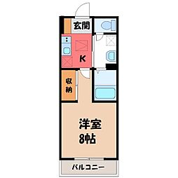 東武宇都宮線 東武宇都宮駅 徒歩7分 1階/-