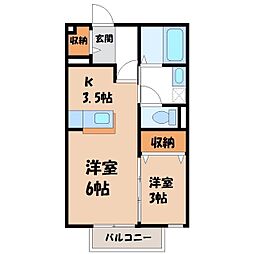 JR日光線 鶴田駅 徒歩9分 2階/-