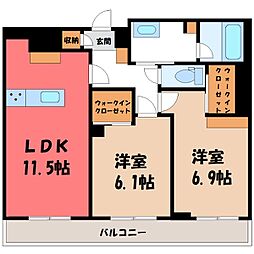 宇都宮芳賀ライトレール線 峰駅 徒歩6分 1階/-