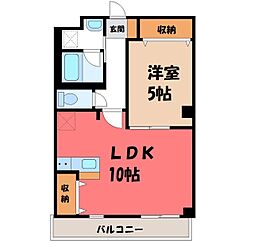 ラフェリーチェ 1LDKの間取図画像