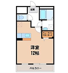 アドヴァンス ワンルームの間取図画像