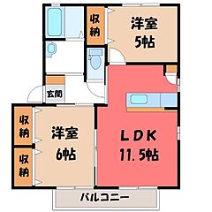 物件の間取り