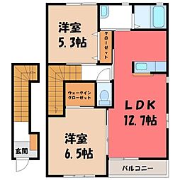 ファミール C 2階/-