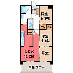 物件の間取り