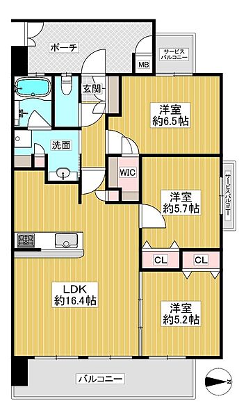 間取りを拡大表示