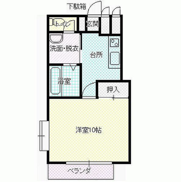 メゾン恵夢 103｜福島県郡山市富久山町八山田字東平作(賃貸アパート1DK・1階・34.80㎡)の写真 その2