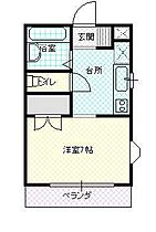 アネックス台新 205 ｜ 福島県郡山市台新1丁目（賃貸アパート1DK・2階・27.40㎡） その2