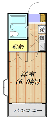 ベルトピア行田I　204号室 204｜埼玉県行田市門井町１丁目(賃貸アパート1K・2階・16.92㎡)の写真 その2