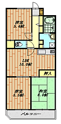 ペアシティ久喜参番館 3LDKの間取図画像