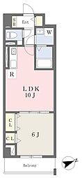 MISTRAL栗山町 1LDKの間取図画像