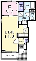 兵庫県姫路市花田町小川（賃貸アパート1LDK・1階・37.13㎡） その2