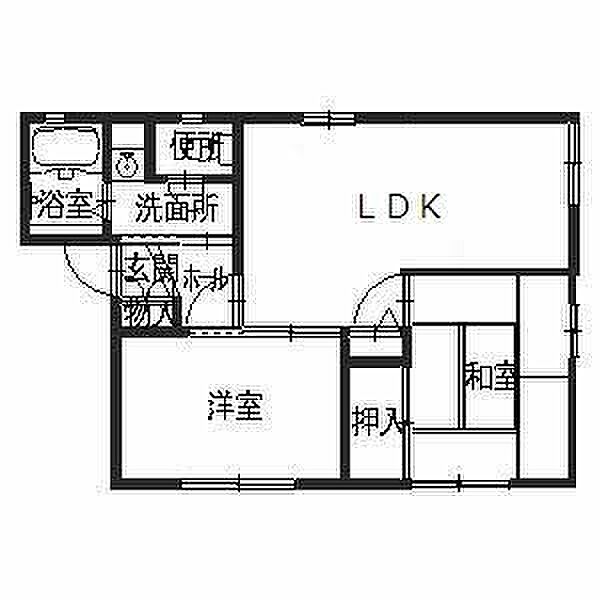 兵庫県姫路市白国2丁目(賃貸アパート2LDK・1階・48.84㎡)の写真 その2