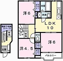 兵庫県姫路市花田町加納原田（賃貸アパート3LDK・2階・65.57㎡） その2