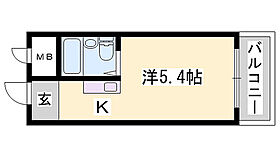 兵庫県姫路市北平野2丁目（賃貸マンション1R・5階・14.85㎡） その2