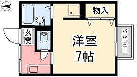 ルミエールシンコウ  ｜ 愛媛県松山市中村4丁目（賃貸アパート1K・2階・22.65㎡） その2