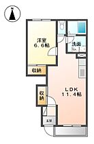 クレシア南黒田  ｜ 愛媛県伊予郡松前町大字南黒田（賃貸アパート1LDK・1階・44.79㎡） その2