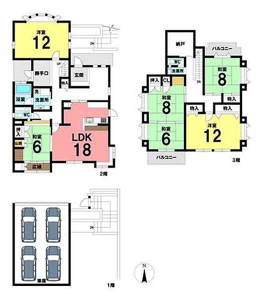 間取りを拡大表示