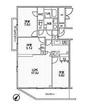 ＬＩＭＥ　ＲＥＳＩＤＥＮＣＥ　ＨＩＫＩＦＵＮＥ（ライムレジデ 318 ｜ 東京都墨田区東向島１丁目24-11（賃貸マンション3LDK・3階・73.12㎡） その2