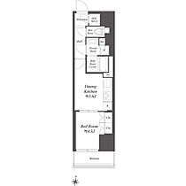 ワーブ東京木場（WORVE東京木場） 411 ｜ 東京都江東区塩浜２丁目4-31（賃貸マンション1DK・4階・31.65㎡） その2