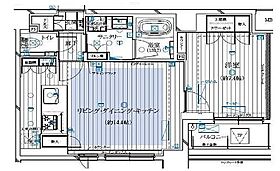 レガリス月島ベイサイドコート 803 ｜ 東京都中央区月島４丁目4-4（賃貸マンション1LDK・8階・47.85㎡） その2