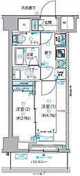 メインステージ南砂町 5階2Kの間取り