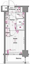 ガーラ・シティ門前仲町 5F ｜ 東京都江東区牡丹１丁目3-5（賃貸マンション1K・5階・21.00㎡） その2